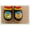 Svart skåne toffel med vilande gås och skånelänga